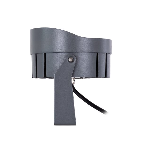 FLOOD-NIGMA 90377 Προβολέας Σποτ Wall Washer με Αντιθαμβωτική Γρίλια LED 24W 2040lm 30° DC 24V Αδιάβροχο IP65 Πορτοκαλί 2200K Dimmable - Γκρι Ανθρακί - Μ15 x Π15 x Υ9.1cm - 3 Χρόνια Εγγύηση - Image 5