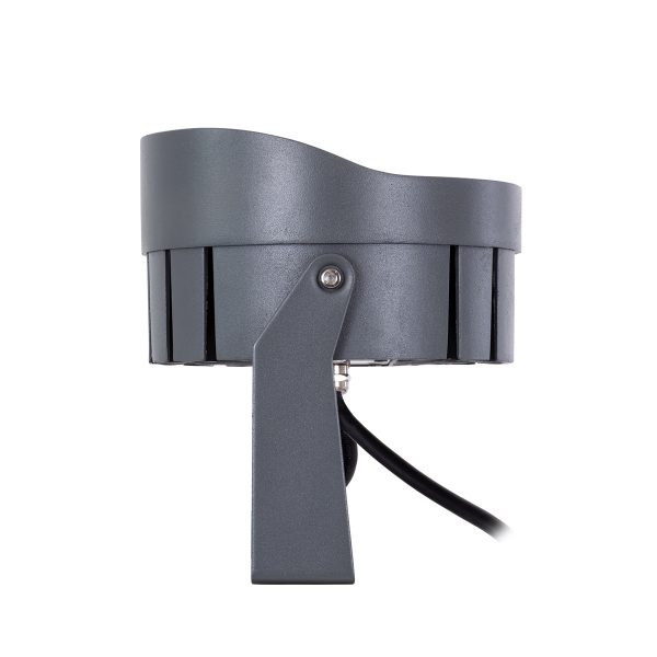FLOOD-NIGMA 90396 Προβολέας Σποτ Wall Washer με Αντιθαμβωτική Γρίλια LED 24W 2040lm 30° DC 24V Αδιάβροχο IP65 RGBW DMX512 Dimmable - Γκρι Ανθρακί - Μ15 x Π15 x Υ9.1cm - 3 Χρόνια Εγγύηση - Image 5
