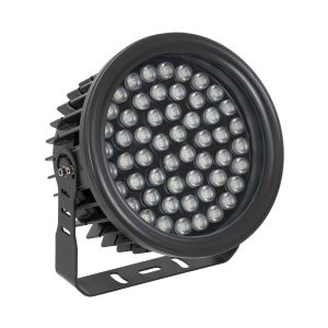FLOOD-NEVA 90399 Προβολέας Σποτ Wall Washer LED 54W 5130lm 30° DC 24V Αδιάβροχο IP65 Φυσικό Λευκό 4500K Dimmable – Μαύρο – Μ24.5 x Π24.5 x Υ14.7cm – 3 Χρόνια Εγγύηση