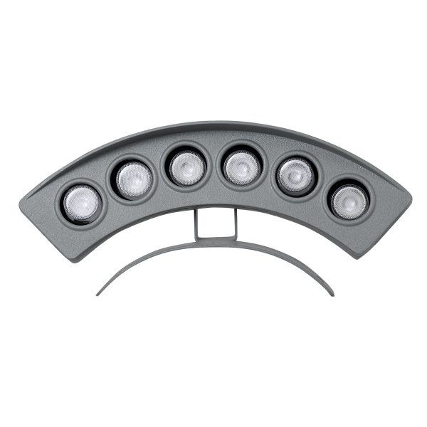 TREELIGHT-PLANTE 90459 Κυρτή Μπάρα Φωτισμού Wall Washer Ειδική για Φυτά - Δέντρα LED 6W 630lm 15° DC 24V Αδιάβροχο IP67 Μ18 x Π3.7 x Υ7.5cm RGBW DMX512 - Γκρι Ανθρακί - 3 Years Warranty - Image 3