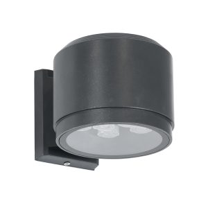 WALLLIGHT-GONA 90483 Φωτιστικό Τοίχου – Απλίκα LED 24W 2160lm 5° DC 24V Αδιάβροχο IP67 Μ13 x Π16.5 x Υ5cm Θερμό Λευκό 2700K – Γκρι Ανθρακί – 3 Years Warranty