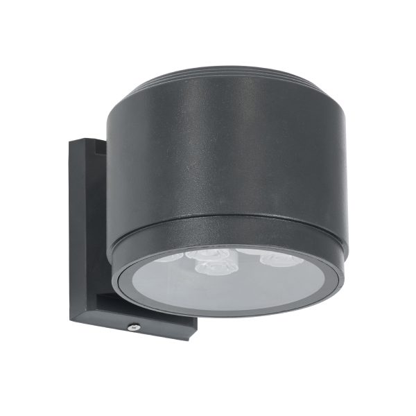 WALLLIGHT-GONA 90484 Φωτιστικό Τοίχου - Απλίκα LED 24W 2280lm 5° DC 24V Αδιάβροχο IP67 Μ13 x Π16.5 x Υ5cm Φυσικό Λευκό 4500K - Γκρι Ανθρακί - 3 Years Warranty - Image 2