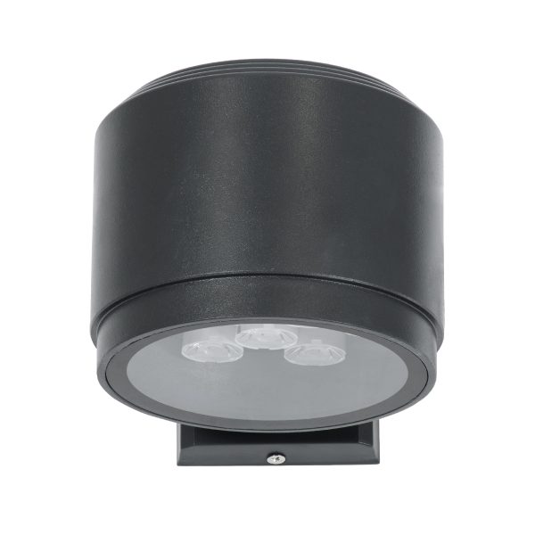 WALLLIGHT-GONA 90484 Φωτιστικό Τοίχου - Απλίκα LED 24W 2280lm 5° DC 24V Αδιάβροχο IP67 Μ13 x Π16.5 x Υ5cm Φυσικό Λευκό 4500K - Γκρι Ανθρακί - 3 Years Warranty - Image 3