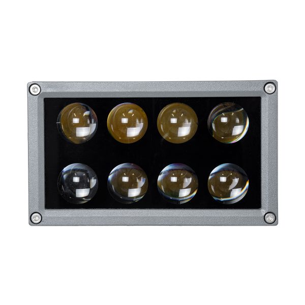 FLOOD-DENA 90486 Επιτοίχιος Προβολέας Wall Washer για Φωτισμό Κτιρίων - Απλίκα & Δαπέδου LED 16W 1520lm 5° DC 24V Αδιάβροχο IP67 Μ15.5 x Π13 x Υ9.1cm Φυσικό Λευκό 4500K - Γκρι Ανθρακί - 3 Years Warranty - Image 4