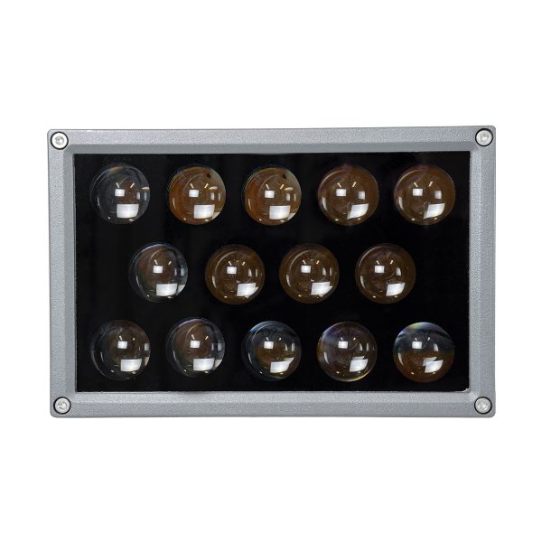 FLOOD-DENA 90487 Επιτοίχιος Προβολέας Wall Washer για Φωτισμό Κτιρίων - Απλίκα & Δαπέδου LED 30W 2700lm 5° DC 24V Αδιάβροχο IP67 Μ18.5 x Π13 x Υ12cm Θερμό Λευκό 2700K - Γκρι Ανθρακί - 3 Years Warranty - Image 4