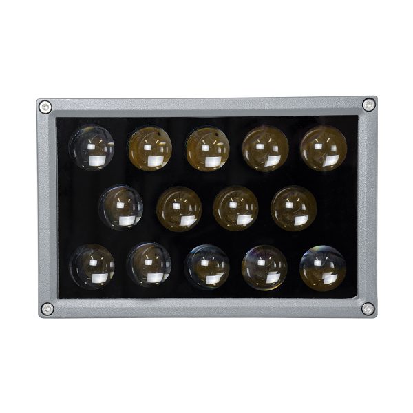 FLOOD-DENA 90488 Επιτοίχιος Προβολέας Wall Washer για Φωτισμό Κτιρίων - Απλίκα & Δαπέδου LED 30W 2850lm 5° DC 24V Αδιάβροχο IP67 Μ18.5 x Π13 x Υ12cm Φυσικό Λευκό 4500K - Γκρι Ανθρακί - 3 Years Warranty - Image 4