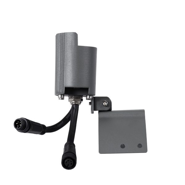 TREELIGHT-PLANTE 90518 Κυρτή Μπάρα Φωτισμού Wall Washer με Αντιθαμβωτική Γρίλια Ειδική για Φυτά - Δέντρα LED 3W 255lm 15° DC 24V Αδιάβροχο IP67 Μ11 x Π8.5 x Υ11cm RGBW DMX512 - Γκρι Ανθρακί - 3 Years Warranty - Image 5