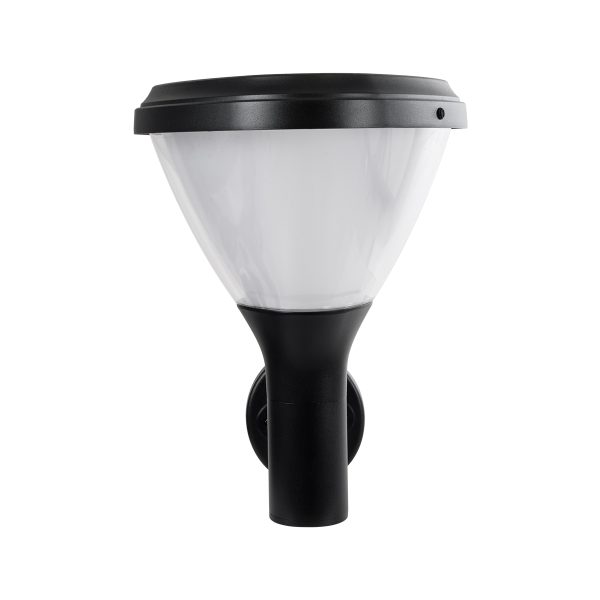 NATURE 90526 Φωτιστικό Κολωνάκι Κήπου LED 10W 330lm 120° με Ενσωματωμένο Φωτοβολταϊκό Panel 6V 2W & Επαναφορτιζόμενη Μπαταρία Li-ion 3.2V 1800mAh με Αισθητήρα Ημέρας-Νύχτας Αδιάβροχο IP65 Ψυχρό Λευκό 6000K - Γκρι Ανθρακί - Μ26 x Π29 x Υ36cm - 2 Χρόνια - Image 3