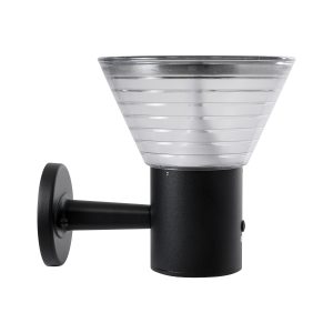 VEGGIE 90530 Φωτιστικό Κολωνάκι Κήπου LED 10W 330lm 120° με Ενσωματωμένο Φωτοβολταϊκό Panel 6V 2W & Επαναφορτιζόμενη Μπαταρία Li-ion 3.2V 1800mAh με Αισθητήρα Ημέρας-Νύχτας Αδιάβροχο IP65 Ψυχρό Λευκό 6000K – Γκρι Ανθρακί – Μ23 x Π30 x Υ25cm – 2 Χρόνια