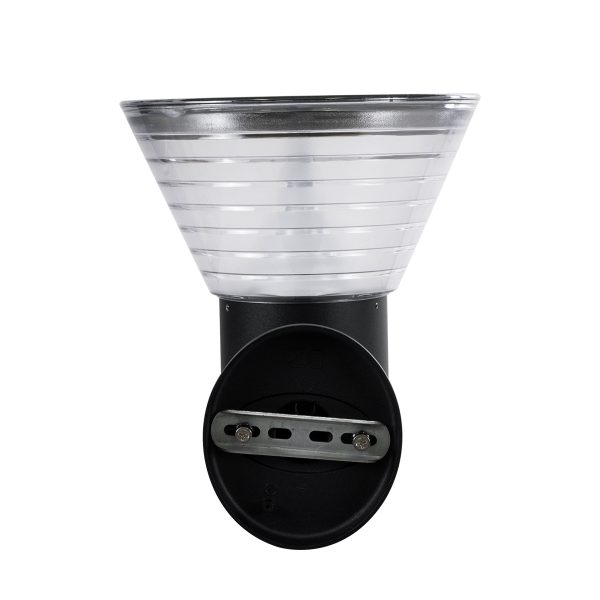 VEGGIE 90530 Φωτιστικό Κολωνάκι Κήπου LED 10W 330lm 120° με Ενσωματωμένο Φωτοβολταϊκό Panel 6V 2W & Επαναφορτιζόμενη Μπαταρία Li-ion 3.2V 1800mAh με Αισθητήρα Ημέρας-Νύχτας Αδιάβροχο IP65 Ψυχρό Λευκό 6000K - Γκρι Ανθρακί - Μ23 x Π30 x Υ25cm - 2 Χρόνια - Image 5
