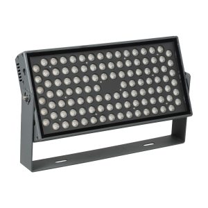 FLOOD-ZANA 90558 Προβολέας Σποτ Wall Washer LED 100W 9000lm 30° DC 24V Αδιάβροχο IP65 Θερμό Λευκό 2700K Dimmable – Γκρι Ανθρακί – Μ45.5 x Π28 x Υ10cm – 3 Χρόνια Εγγύηση