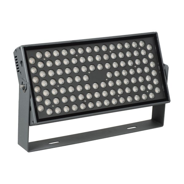 FLOOD-ZANA 90558 Προβολέας Σποτ Wall Washer LED 100W 9000lm 30° DC 24V Αδιάβροχο IP65 Θερμό Λευκό 2700K Dimmable - Γκρι Ανθρακί - Μ45.5 x Π28 x Υ10cm - 3 Χρόνια Εγγύηση - Image 2