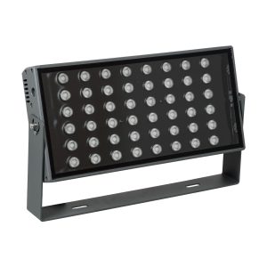 FLOOD-ZANA 90559 Προβολέας Σποτ Wall Washer LED 100W 8500lm 30° DC 24V Αδιάβροχο IP65 RGBW DMX512 Dimmable – Γκρι Ανθρακί – Μ45.5 x Π28 x Υ10cm – 3 Χρόνια Εγγύηση