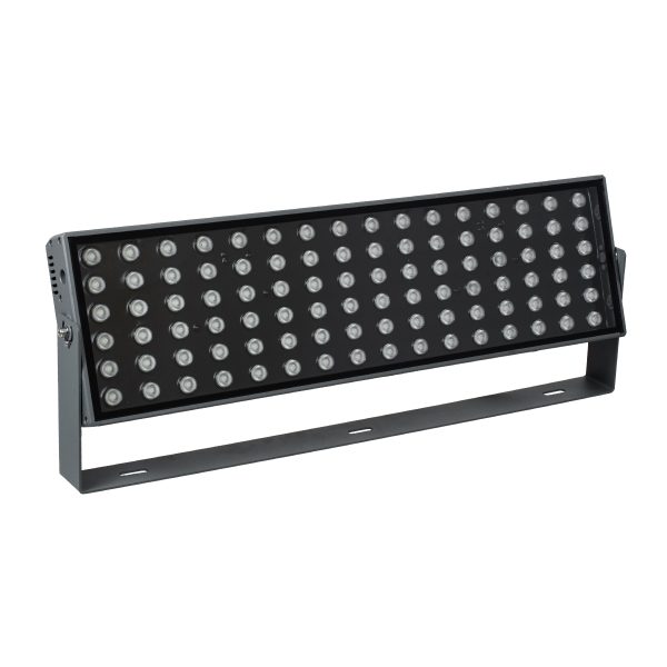 FLOOD-ZANA 90561 Προβολέας Σποτ Wall Washer LED 200W 17000lm 30° DC 24V Αδιάβροχο IP65 RGBW DMX512 Dimmable - Γκρι Ανθρακί - Μ70 x Π29 x Υ10cm - 3 Χρόνια Εγγύηση - Image 2