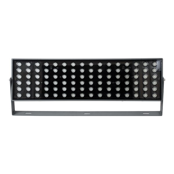FLOOD-ZANA 90561 Προβολέας Σποτ Wall Washer LED 200W 17000lm 30° DC 24V Αδιάβροχο IP65 RGBW DMX512 Dimmable - Γκρι Ανθρακί - Μ70 x Π29 x Υ10cm - 3 Χρόνια Εγγύηση - Image 3