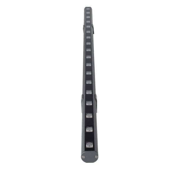 WASHER-PANDA 90581 Μπάρα Φωτισμού Wall Washer LED 18W 1530lm 15° DC 24V Αδιάβροχο IP67 RGBW DMX512 Dimmable - Γκρι Ανθρακί - Μ100 x Π4 x Υ3.5cm - 3 Χρόνια Εγγύηση - Image 3