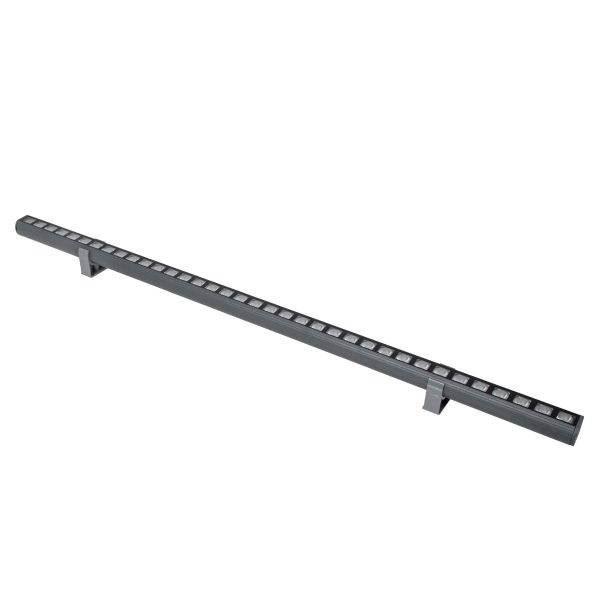 WASHER-PANDA 90584 Μπάρα Φωτισμού Wall Washer LED 36W 3420lm 15° DC 24V Αδιάβροχο IP67 Φυσικό Λευκό 4500K Dimmable - Γκρι Ανθρακί - Μ100 x Π4 x Υ3.5cm - 3 Χρόνια Εγγύηση - Image 2