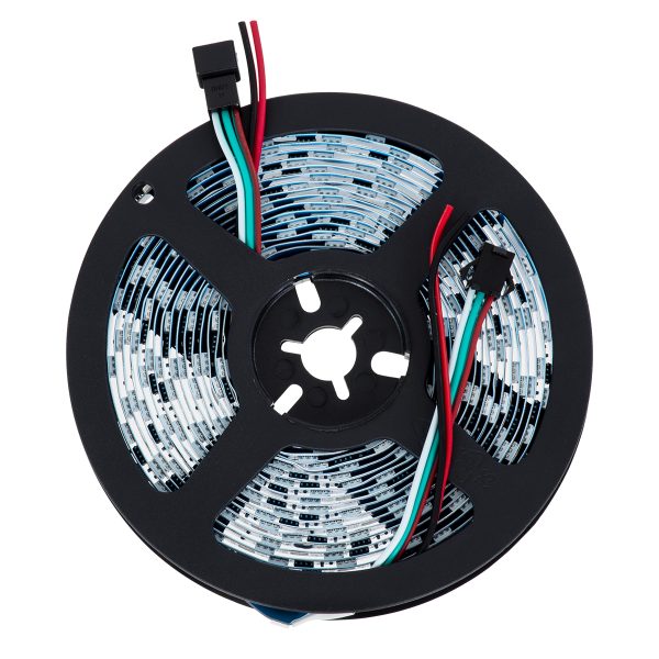 DIGIPRO 90588 Ψηφιακή Pixel Addressable Ταινία LED 14.4W/m 1296lm/m 120° DC 12V IP20 60 x SMD 5050 Chip/m 20 x Pixel/m Θερμό Λευκό 2700K Dimmable SPI/TTL Protocol IC WS2811/UCS16703 - Μ500 x Π1 x Υ0.2cm - Ρολό 5 Μέτρων - 5 Χρόνια Εγγύηση - Image 3