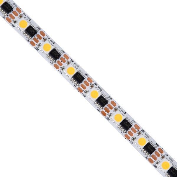 DIGIPRO 90603 Ψηφιακή Pixel Addressable Ταινία LED 14.4W/m 1296lm/m 120° DC 12V IP20 60 x SMD 5050 Chip/m 60 x Pixel/m Θερμό Λευκό 2700K Dimmable SPI/TTL Protocol IC TM1908 - Μ5000 x Π10 x Υ2mm - Ρολό 5 Μέτρων - 5 Χρόνια Εγγύηση - Image 2