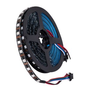 DIGIPRO 90604 Ψηφιακή Pixel Addressable Ταινία LED 14.4W/m 1152lm/m 120° DC 12V IP20 60 x SMD 5050 Chip/m 60 x Pixel/m Πολύχρωμο RGB Dimmable SPI/TTL Protocol IC TM1812 – Μ5000 x Π10 x Υ2mm – Ρολό 5 Μέτρων – 5 Χρόνια Εγγύηση