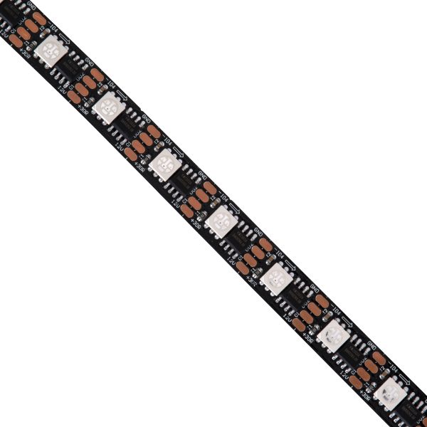 DIGIPRO 90604 Ψηφιακή Pixel Addressable Ταινία LED 14.4W/m 1152lm/m 120° DC 12V IP20 60 x SMD 5050 Chip/m 60 x Pixel/m Πολύχρωμο RGB Dimmable SPI/TTL Protocol IC TM1812 - Μ5000 x Π10 x Υ2mm - Ρολό 5 Μέτρων - 5 Χρόνια Εγγύηση - Image 3