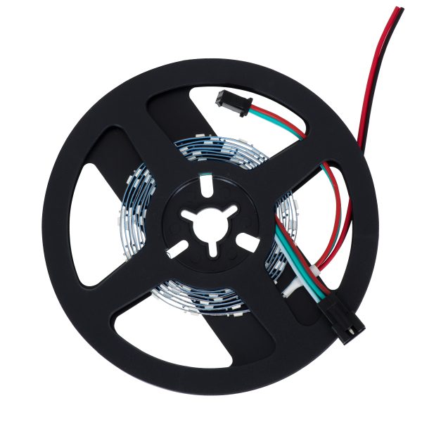 DIGIPRO 90605 Ψηφιακή Pixel Addressable Ταινία LED 14.4W/m 1152lm/m 120° DC 5V IP20 60 x SMD 3535 Chip/m 20 x Pixel/m Πολύχρωμο RGB Dimmable SPI/TTL Protocol IC WS2812/SK6812 - Μ2000 x Π4 x Υ1mm - Ρολό 2 Μέτρων - 5 Χρόνια Εγγύηση - Image 3