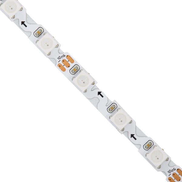 DIGIPRO 90606 Ψηφιακή Pixel Addressable Ταινία LED 14.4W/m 1152lm/m 120° DC 5V IP20 60 x SMD 5050 Chip/m 20 x Pixel/m Πολύχρωμο RGB Dimmable SPI/TTL Protocol IC WS2812/SK6812 - Μ2000 x Π6 x Υ2mm - Ρολό 2 Μέτρων - 5 Χρόνια Εγγύηση - Image 2