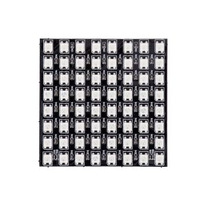 90607 Digital Pixel Addressable Plate – Ψηφιακή Πλακέτα LED SMD 5050 15.3W/m 64LED/unit 64PIXEL/unit SPI/TTL Protocol IC WS2812/SK6812 1224lm/unit 120° DC 5V IP20 RGB – Μαύρο Σώμα – Μ80 x Π80 x Υ2mm – 5 Χρόνια Εγγύηση