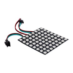 90607 Digital Pixel Addressable Plate – Ψηφιακή Πλακέτα LED SMD 5050 15.3W/m 64LED/unit 64PIXEL/unit SPI/TTL Protocol IC WS2812/SK6812 1224lm/unit 120° DC 5V IP20 RGB – Μαύρο Σώμα – Μ80 x Π80 x Υ2mm – 5 Χρόνια Εγγύηση