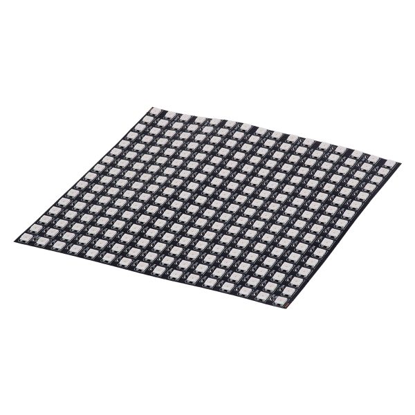 90608 Digital Pixel Addressable Plate - Ψηφιακή Πλακέτα LED SMD 5050 61W/m 256LED/unit 256PIXEL/unit SPI/TTL Protocol IC WS2812/SK6812 4880lm/unit 120° DC 5V IP20 RGB - Μαύρο Σώμα - Μ160 x Π160 x Υ2mm - 5 Χρόνια Εγγύηση - Image 2