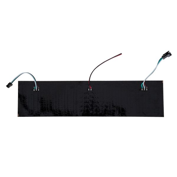 90609 Digital Pixel Addressable Plate - Ψηφιακή Πλακέτα LED SMD 5050 61W/m 256LED/unit 256PIXEL/unit SPI/TTL Protocol IC WS2812/SK6812 4880lm/unit 120° DC 5V IP20 RGB - Μαύρο Σώμα - Μ320 x Π80 x Υ2mm - 5 Χρόνια Εγγύηση - Image 3