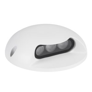 STEP-LUNA 90621 Αρχιτεκτονικό Φωτιστικό Διαδρόμου/Σκαλοπατιού LED 6W 600lm 10° DC 24V Αδιάβροχο IP65 RGB DMX512 Dimmable – Λευκό – Φ12 x Υ3cm – 3 Χρόνια Εγγύηση