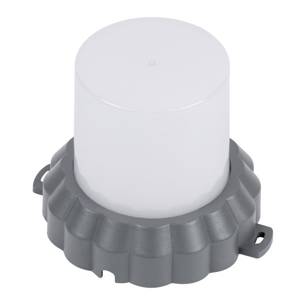 WALLLIGHT-MONA 90629 Φωτιστικό Τοίχου - Απλίκα Point Light LED 12W 1320lm 360° DC 24V Αδιάβροχο IP65 Φ13 x Υ12.5cm Θερμό Λευκό 3000K - Γκρι Ανθρακί - 3 Years Warranty - Image 2