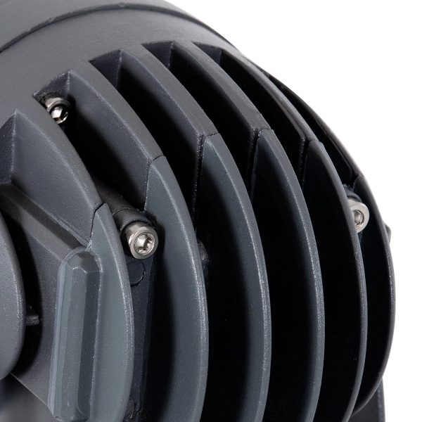 SPOT-XENIA 90632 Αρχιτεκτονικό Σποτ Φωτισμου LED 16W 1440lm 3° DC 24V Αδιάβροχο IP65 Θερμό Λευκό 3000K Dimmable - Γκρι Ανθρακί - Μ9 x Π9 x Υ12cm - 3 Χρόνια Εγγύηση - Image 4