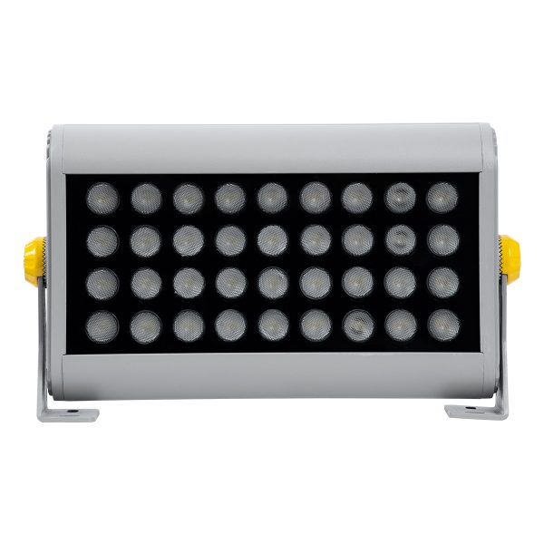 FLOOD-HENA 90639 Προβολέας Σποτ Wall Washer LED 36W 3240lm 30° AC 220-240V Αδιάβροχο IP65 Θερμό Λευκό 3000K - Ασημί - Μ30 x Π6 x Υ17cm - 3 Χρόνια Εγγύηση - Image 3