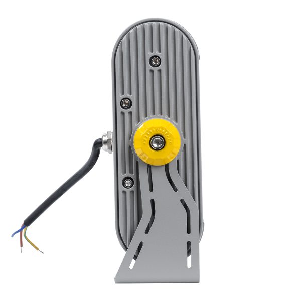FLOOD-HENA 90639 Προβολέας Σποτ Wall Washer LED 36W 3240lm 30° AC 220-240V Αδιάβροχο IP65 Θερμό Λευκό 3000K - Ασημί - Μ30 x Π6 x Υ17cm - 3 Χρόνια Εγγύηση - Image 4