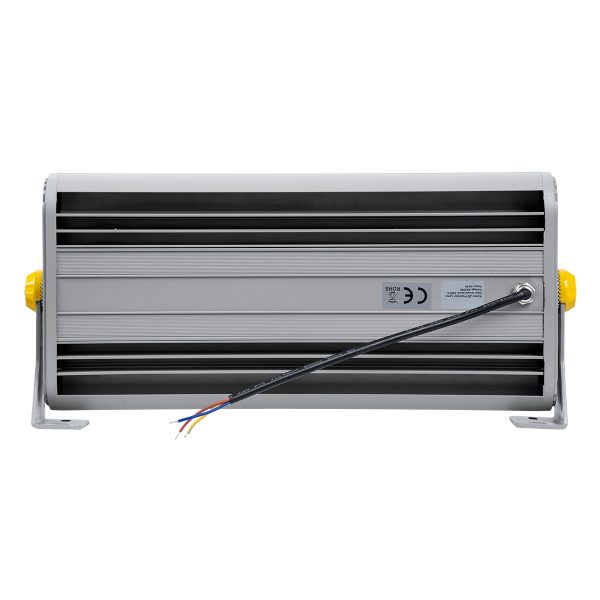 FLOOD-HENA 90640 Προβολέας Σποτ Wall Washer LED 48W 4320lm 30° AC 220-240V Αδιάβροχο IP65 Θερμό Λευκό 3000K - Ασημί - Μ39 x Π6 x Υ17cm - 3 Χρόνια Εγγύηση - Image 5