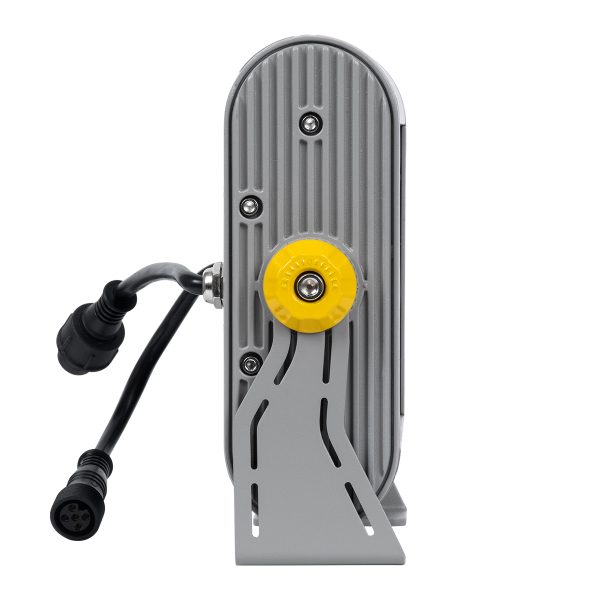 FLOOD-HENA 90643 Προβολέας Σποτ Wall Washer LED 48W 4800lm 30° DC 24V Αδιάβροχο IP65 RGB DMX512 Dimmable - Ασημί - Μ39 x Π6 x Υ17cm - 3 Χρόνια Εγγύηση - Image 4