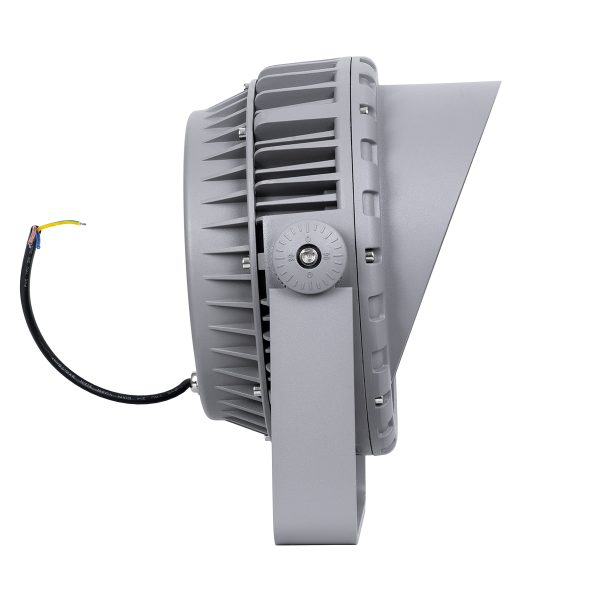 FLOOD-MENA 90645 Προβολέας Σποτ Wall Washer με Αντιθαμβωτική Γρίλια LED 36W 3240lm 30° AC 220-240V Αδιάβροχο IP65 Θερμό Λευκό 3000K - Ασημί - Μ23 x Π23 x Υ18cm - 3 Χρόνια Εγγύηση - Image 3