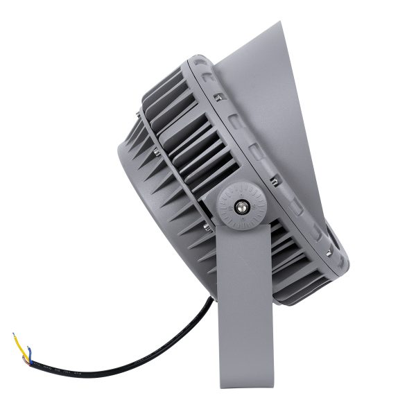 FLOOD-MENA 90645 Προβολέας Σποτ Wall Washer με Αντιθαμβωτική Γρίλια LED 36W 3240lm 30° AC 220-240V Αδιάβροχο IP65 Θερμό Λευκό 3000K - Ασημί - Μ23 x Π23 x Υ18cm - 3 Χρόνια Εγγύηση - Image 4