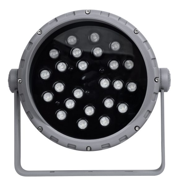 FLOOD-MENA 90649 Προβολέας Σποτ Wall Washer με Αντιθαμβωτική Γρίλια LED 48W 4080lm 30° DC 24V Αδιάβροχο IP65 RGBW DMX512 Dimmable - Ασημί - Μ25 x Π25 x Υ18cm - 3 Χρόνια Εγγύηση - Image 5