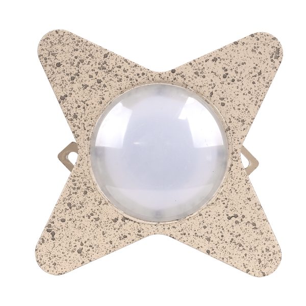 WALLLIGHT-CINA 90658 Φωτιστικό Τοίχου - Απλίκα LED 10W 1100lm 10° AC 220-240V Αδιάβροχο IP65 Μ18.5 x Π18.5 x Υ8.5cm Θερμό Λευκό 3000K - Μπεζ της Άμμου - Image 4