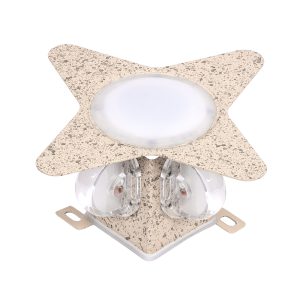 WALLLIGHT-CINA 90659 Φωτιστικό Τοίχου – Απλίκα LED 10W 1000lm 10° AC 220-240V Αδιάβροχο IP65 Μ18.5 x Π18.5 x Υ8.5cm με Αυτόματα Προγράμματα Εναλλαγής Χρωμάτων Πολύχρωμο RGB – Μπεζ της Άμμου