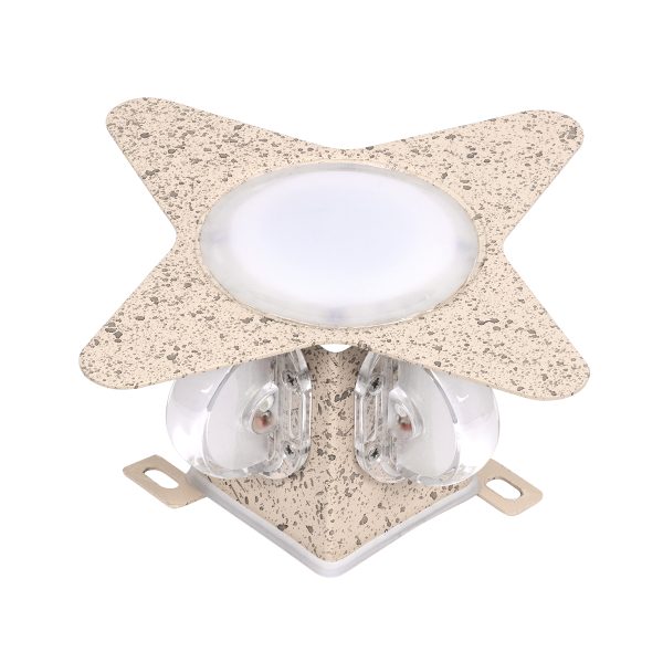 WALLLIGHT-CINA 90659 Φωτιστικό Τοίχου - Απλίκα LED 10W 1000lm 10° AC 220-240V Αδιάβροχο IP65 Μ18.5 x Π18.5 x Υ8.5cm με Αυτόματα Προγράμματα Εναλλαγής Χρωμάτων Πολύχρωμο RGB - Μπεζ της Άμμου - Image 2