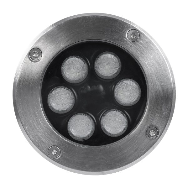 UNDERGROUND-TINA 90666 Χωνευτό Φωτιστικό Σποτ Δαπέδου LED 9W 945lm 30° DC 24V Αδιάβροχο IP65 Φ12 x Υ9cm Πολύχρωμο RGBW DMX512 - Ανοξείδωτο Ατσάλι - 3 Years Warranty - Image 3