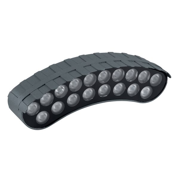 TREELIGHT-KINA 90685 Κυρτή Μπάρα Φωτισμού Wall Washer με Αντιθαμβωτική Γρίλια Ειδική για Φυτά - Δέντρα LED 18W 1710lm 30° DC 24V Αδιάβροχο IP65 Μ25 x Π6.5 x Υ6cm Φυσικό Λευκό 4500K - Γκρι Ανθρακί - 3 Years Warranty - Image 4