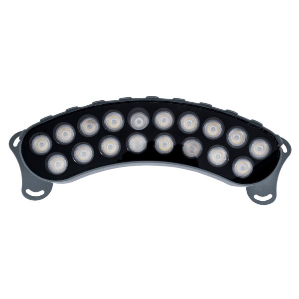 TREELIGHT-KINA 90685 Κυρτή Μπάρα Φωτισμού Wall Washer με Αντιθαμβωτική Γρίλια Ειδική για Φυτά - Δέντρα LED 18W 1710lm 30° DC 24V Αδιάβροχο IP65 Μ25 x Π6.5 x Υ6cm Φυσικό Λευκό 4500K - Γκρι Ανθρακί - 3 Years Warranty - Image 3
