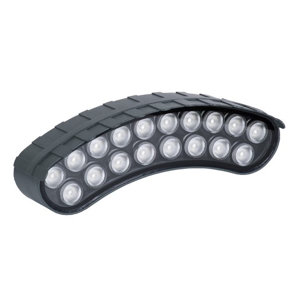 TREELIGHT-KINA 90686 Κυρτή Μπάρα Φωτισμού Wall Washer με Αντιθαμβωτική Γρίλια Ειδική για Φυτά - Δέντρα LED 18W 1530lm 15° DC 24V Αδιάβροχο IP67 L24.5 x W7 x H8cm RGBW DMX512 - Γκρι Ανθρακί - 3 Years Warranty - Image 2