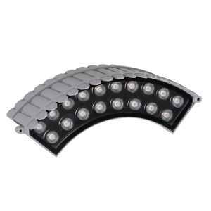 TREELIGHT-JINA 90691 Κυρτή Μπάρα Φωτισμού Wall Washer για Φυτά – Δέντρα LED 18W 1710lm 10° DC 24V Αδιάβροχο IP67 Φυσικό Λευκό 4500K Dimmable – Γκρι Ανθρακί – Μ29 x Π11 x Υ10.5cm – 3 Χρόνια Εγγύηση
