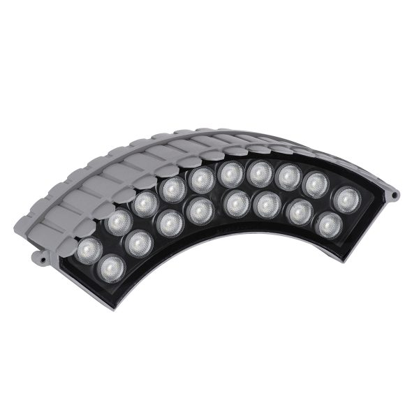 TREELIGHT-JINA 90692 Κυρτή Μπάρα Φωτισμού Wall Washer για Φυτά - Δέντρα LED 18W 1530lm 10° DC 24V Αδιάβροχο IP67 RGBW DMX512 Dimmable - Γκρι Ανθρακί - Μ29 x Π11 x Υ10.5cm - 3 Χρόνια Εγγύηση - Image 2